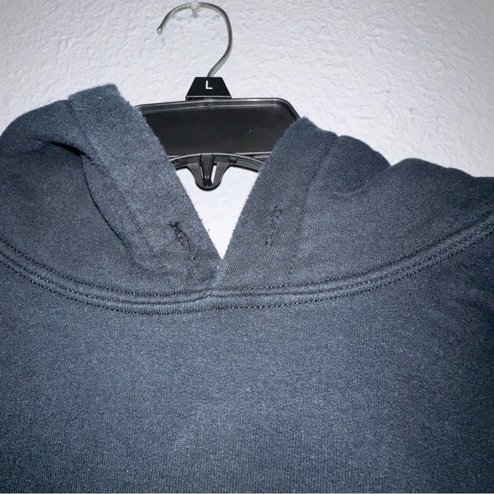 Men’s black Gildan sweatshirt hoodie with ROUGHNECK on front sz 2XL - Picture 2 of 5